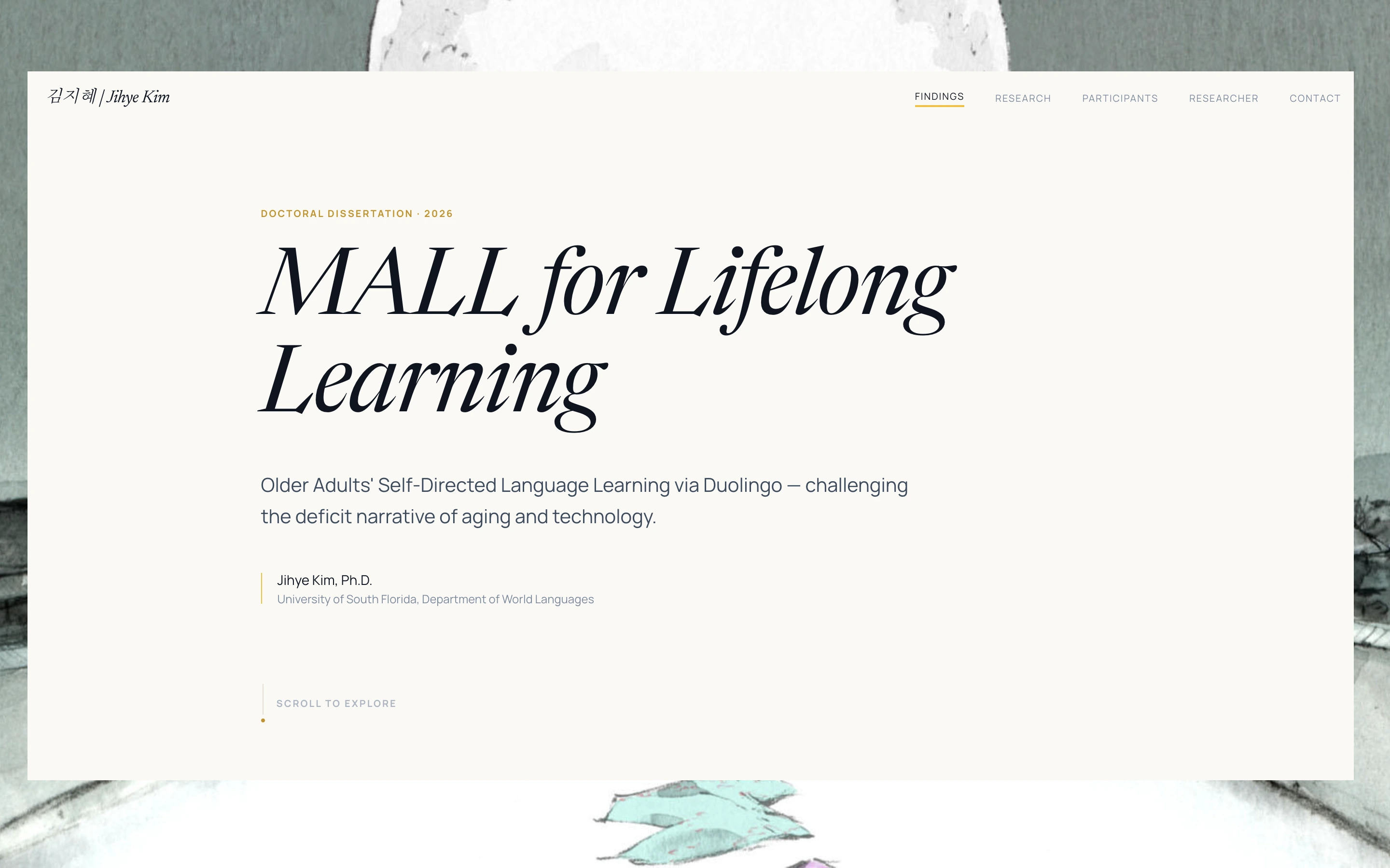 MALL for Lifelong Learning research showcase